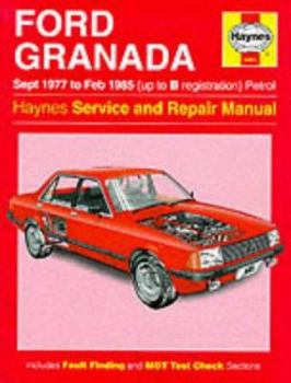 Hardcover Ford Granada 1977-85 Service and Repair Manual Book