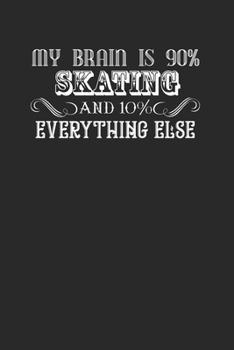 Funny Skating 120 Page Notebook Lined Journal for Skaters