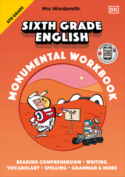 Paperback Mrs Wordsmith 6th Grade English Monumental Workbook: + 3 Months of Word Tag Video Game Book