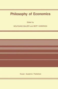 Hardcover Philosophy of Economics Book