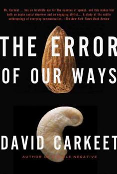 The Error of Our Ways: A Novel - Book #3 of the Jeremy Cook