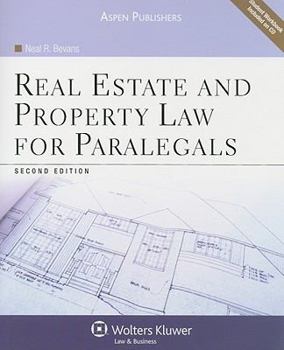 Paperback Real Estate and Property Law for Paralegals [With CDROM] Book