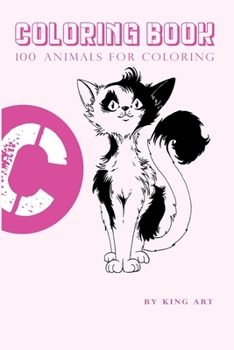 Paperback coloring book: Coloring Book for kids ages 4-12, 100 cute, unige pages for coloring, Great Gift for Boys & Girls Book