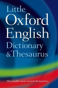 Hardcover Little Oxford Dictionary and Thesaurus Book