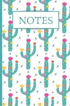 Paperback Notes: Journal For Organizing/Consolidating Notes In One Place - 120 Lined Pages - 6 x 9 - Cactus Design (Communication Book, Book