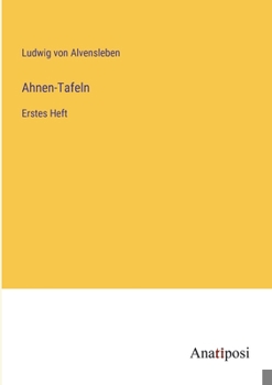 Paperback Ahnen-Tafeln: Erstes Heft [German] Book
