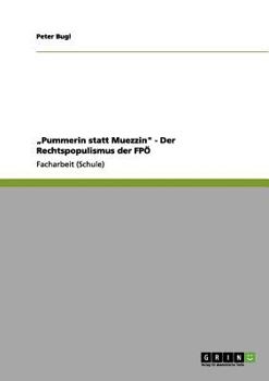 Paperback "Pummerin statt Muezzin" - Der Rechtspopulismus der FPÖ [German] Book