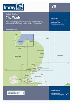 Paperback Imray Chart Y9: The Wash (Y Charts) Book