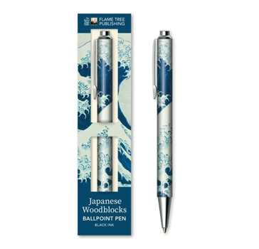 Stationery Katsushika Hokusai: The Great Wave Boxed Decorative Ballpoint Pen Book