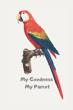 Paperback Parrot Gifts For Women Man Bird Lovers Book For Kids Girl Notebook Journal To Write Stuff 120 Lined Pages Book