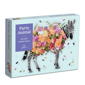 Misc. Party Animal 750 Piece Shaped Puzzle Book