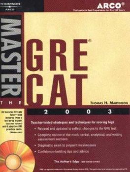 Paperback Arco Master the GRE CAT 2003 (with CD-ROM) Book