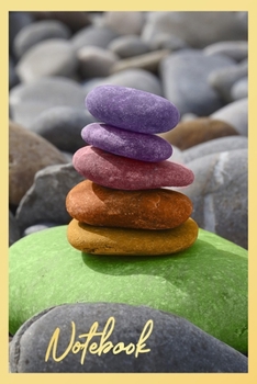 Notebook: Rock Balancing Notebook Wide Ruled Lined Journal 6x9 Inch ( Legal ruled ) Gift Idea stone Balancing Art Discipline or Hobby