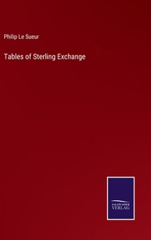 Hardcover Tables of Sterling Exchange Book