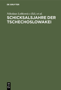 Hardcover Schicksalsjahre der Tschechoslowakei [German] Book