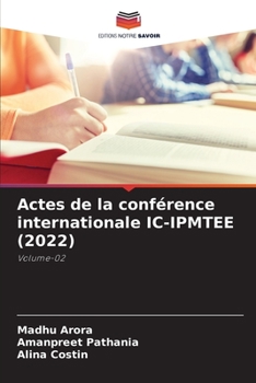 Paperback Actes de la conférence internationale IC-IPMTEE (2022) [French] Book