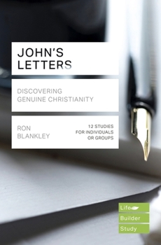 Paperback John's Letters (Lifebuilder Study Guides): Discovering Genuine Christianity Book