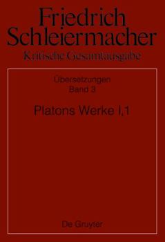 Hardcover Platons Werke I,1, Berlin 1804. 1817: Einleitung, Phaidros, Lysis, Protagoras, Laches (German Edition) [German] Book