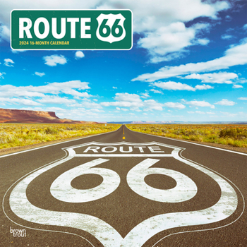 Calendar Route 66 2024 Square Book