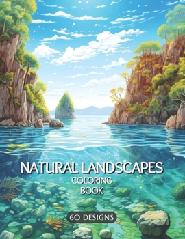 Paperback Natural Landscapes: Coloring Book