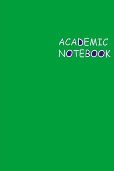 Academic Notebook: Green Journal, Memory Book, Travel Journal, Diary To Record Your Thoughts, Graduation Gift, Teacher Gifts  6" x 9" Lined Blank S120 Page  by books Art