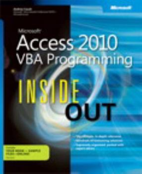 Paperback Microsoft Access 2010 VBA Programming Inside Out Book