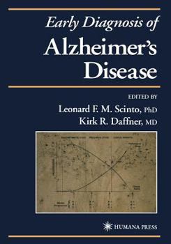 Paperback Early Diagnosis of Alzheimer's Disease Book