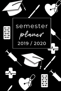 Semester Planer 2019 / 2020: A5 Coole Geschenkidee LINIERT zum Studium | Notizbuch für Studenten | Studienbeginn | Erstes Semester | Pruefung | Geburtstag | Terminkalender (German Edition)