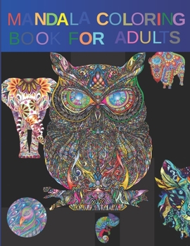 Paperback Mandala Animal Coloring Book: For Adults Book