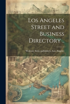 Paperback Los Angeles Street and Business Directory .. Book
