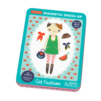 Toy Cat Fashion Magnetic Figures Book