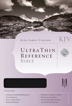 Hardcover Ultrathin Reference Bible-KJV Book