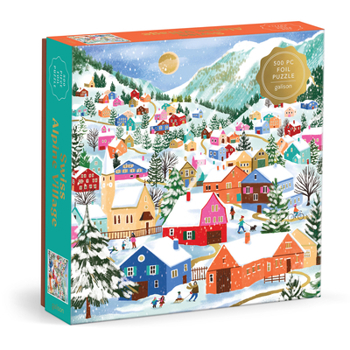 Misc. Swiss Alpine Village 500 Piece Foil Puzzle Book