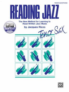 Paperback Reading Jazz: The New Method for Learning to Read Written Jazz Music (Tenor Saxophone), Book & Online Audio Book