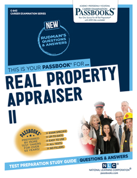 Paperback Real Property Appraiser II (C-843): Passbooks Study Guide Volume 843 Book