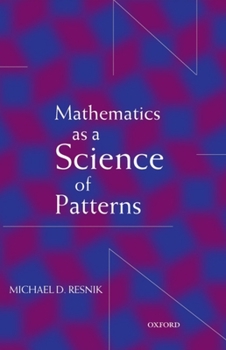 Paperback Mathematics as a Science of Patterns Book