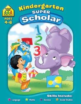 Paperback School Zone: Kindergarten Super Scholar Book