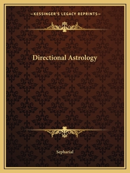 Paperback Directional Astrology Book