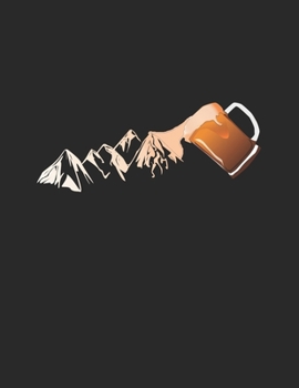 Bier Tasting Buch: Dein persnliches Verkostungsbuch zum selber ausfllen  fr ber 100 verschiedene Bier Sorten, Craft Beer, Pils, Pale Ale oder IPA  Grozgiges A4+ Format  Motiv: Berg und Bier