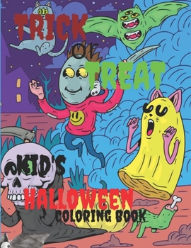 Paperback Trick or Treat: Kids halloween coloring book