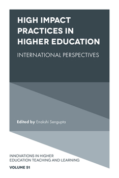 Hardcover High Impact Practices in Higher Education: International Perspectives Book