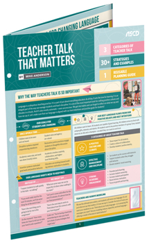 Hardcover Teacher Talk That Matters (Quick Reference Guide 25-Pack) Book