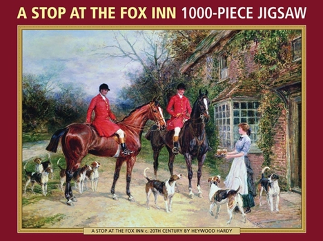 Misc. Jigsaw: A Stop at the Fox Inn: 1000-Piece Jigsaw Book