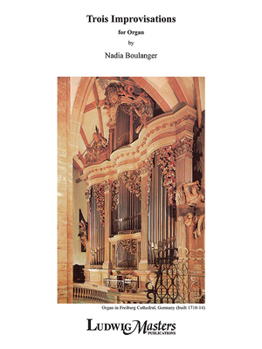 Paperback Trois Improvisations for Organ: Parts (Master Organ) Book