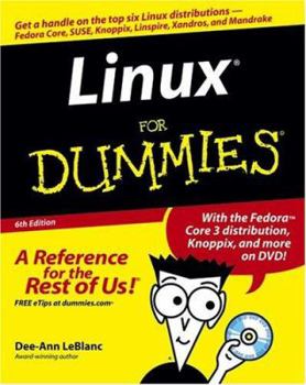 Paperback Linux for Dummies [With DVD-ROM] Book