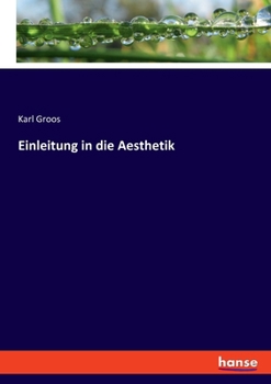 Paperback Einleitung in die Aesthetik [German] Book