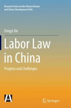 Paperback Labor Law in China: Progress and Challenges Book
