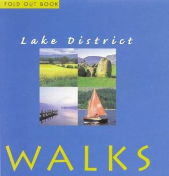 Paperback AA Fold Out Book of Lake District Walks (Fold Out Book) Book