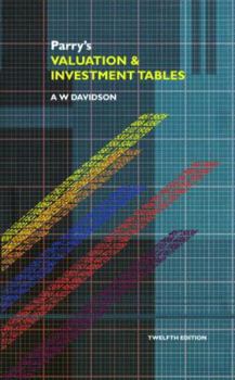Hardcover Parry's Valuation and Investment Tables Book
