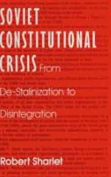 Hardcover Soviet Constitutional Crisis Book